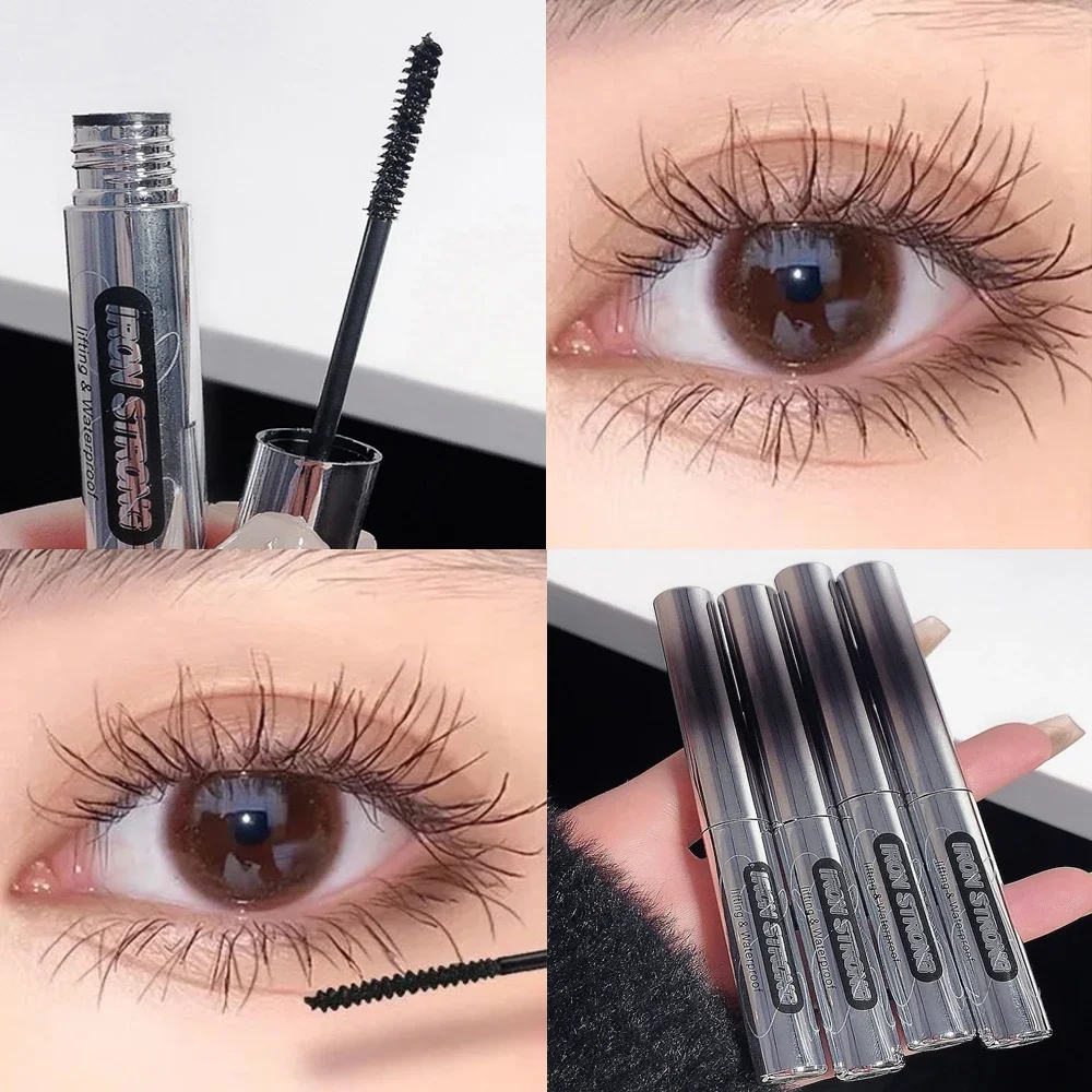 Ultra-Fine Black Brown Mascara Lengthens Eyelashes Extra Volume Waterproof Curling Natural Lashes Mascara Female Cosmetic Makeup