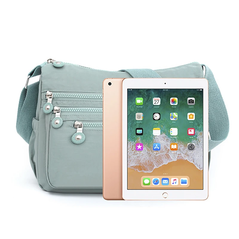 Damen Messenger große Kapazität Umhängetasche Polyester Mode Kosmetik tasche einfache und vielseitige Handtasche Umhängetasche