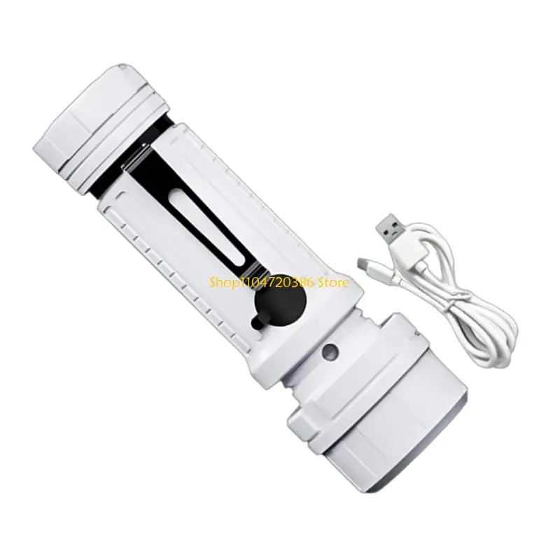 K0EA Rechargeable LED Flashlight with 3 Light Model for All Scenario, Unisex