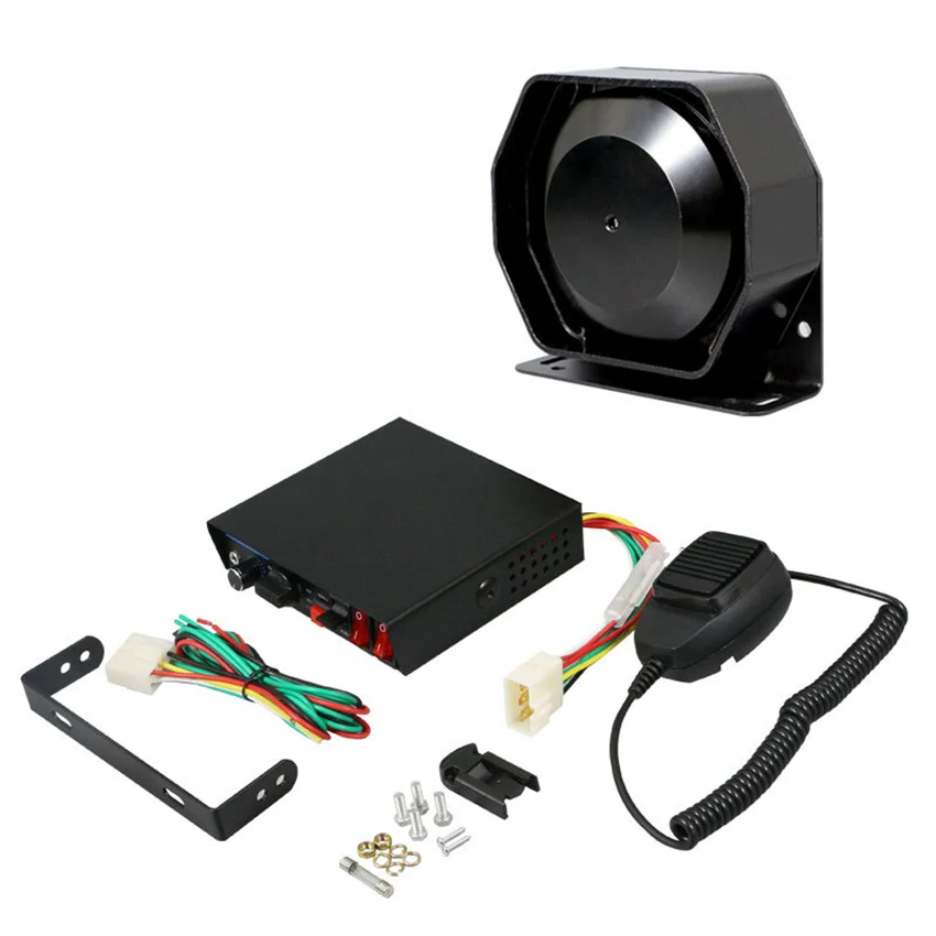 Car Panel Type Host Car Alarm Speaker 12V 24V Waterproof  Square Mouth Horn And Ultra Thin Speaker