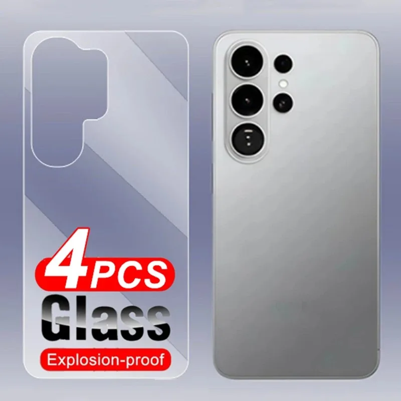 

1/2/4 шт. для Samsung Galaxy S26 S26Plus Ultra, защитная пленка из закаленного стекла для задней панели, защитная пленка от царапин для Samsung S26U S26+