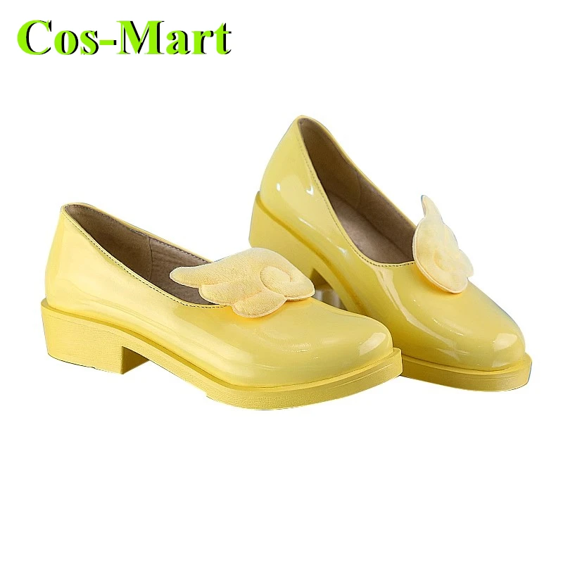 Cos-mart cardcaptor sakura sapatos cosplay botas de combate universais role play acessórios usados jogo quente