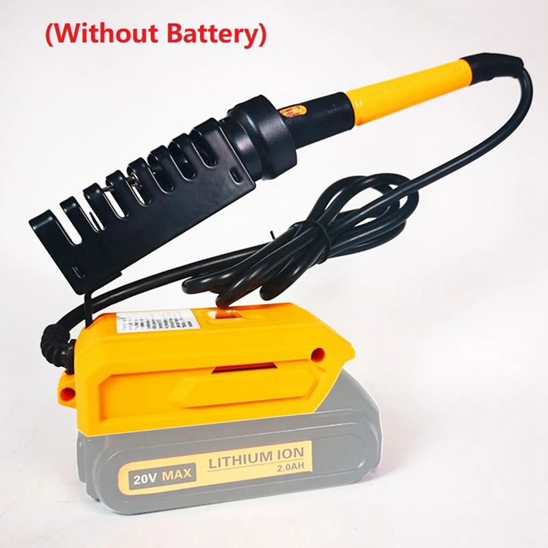 Цифровой электрический паяльник 60 Вт для батареи Dewalt 18 В/20 В 300-510 ℃   Электрический паяльник с регулируемой температурой