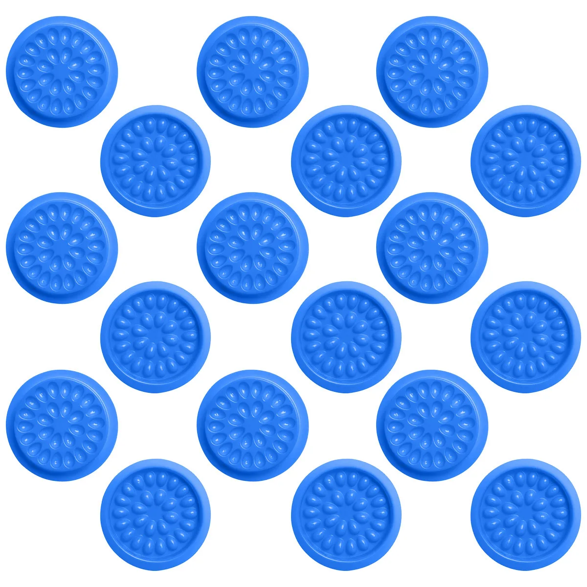 100 個プラスチックまつげトレイ再利用可能な防水接着剤ホルダーまつげエクステンション用花型パレット軽量移植ツール