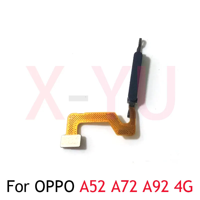 Câble flexible d'alimentation de retour de capteur d'empreintes digitales, bouton d'accueil, OPPO A52 A72 A92 4G