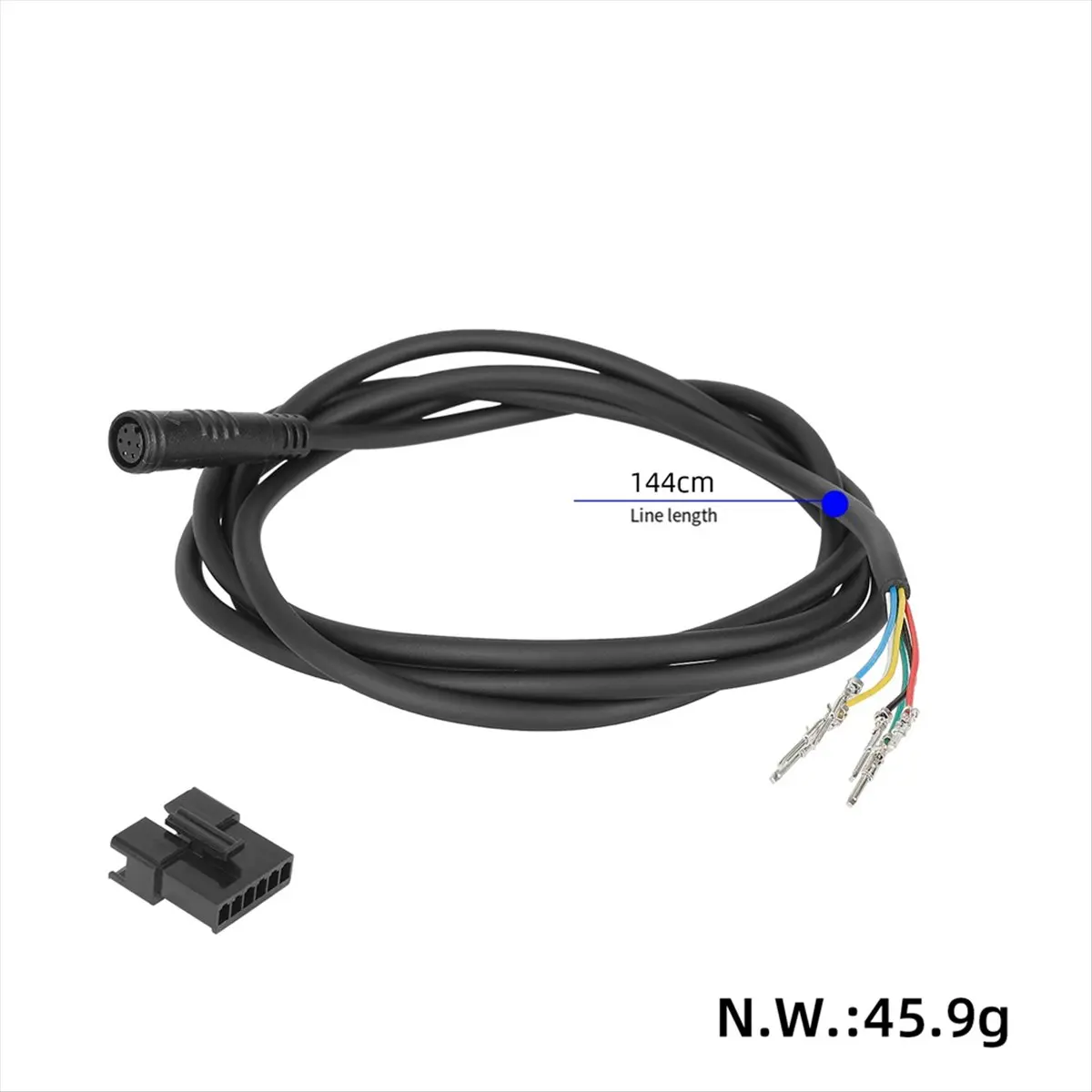 (ABGQ) Controller Transmission Cable Spare Parts Dashboard Connector Motor Power Cable Data Cable Parts for Electric Scooter