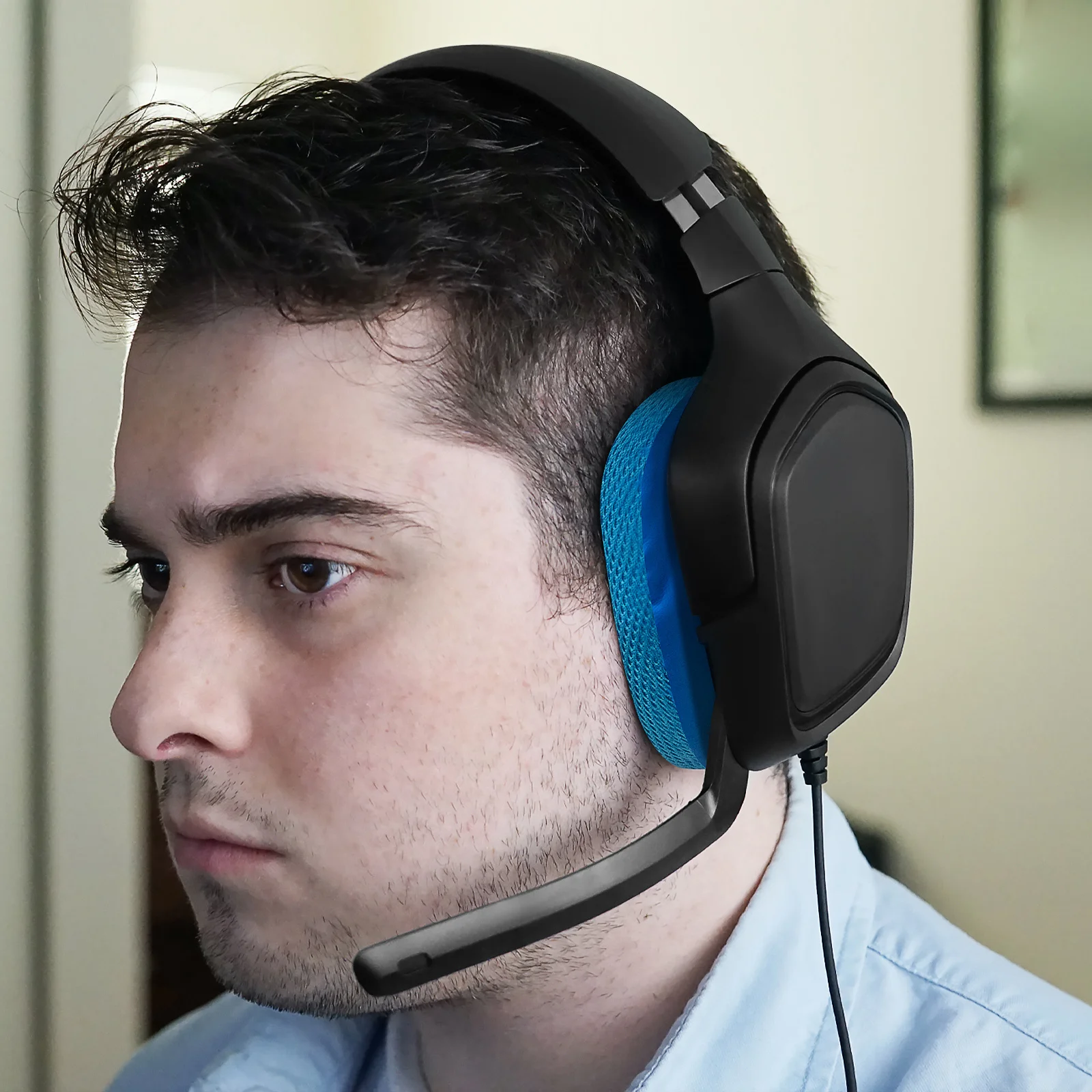 

1 Set Replacement Ear Pads for G930 G430 Headphone Cushion Soft Comfortable Earpadding Headband Foam Cover