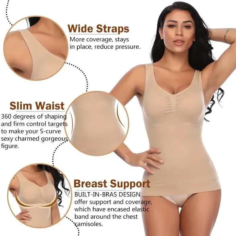 Tenue Amincissante à Haute artificiel asticité pour Femme, Vêtement en saillie, Rembourré, Précieux, Top, Compresse, Corset