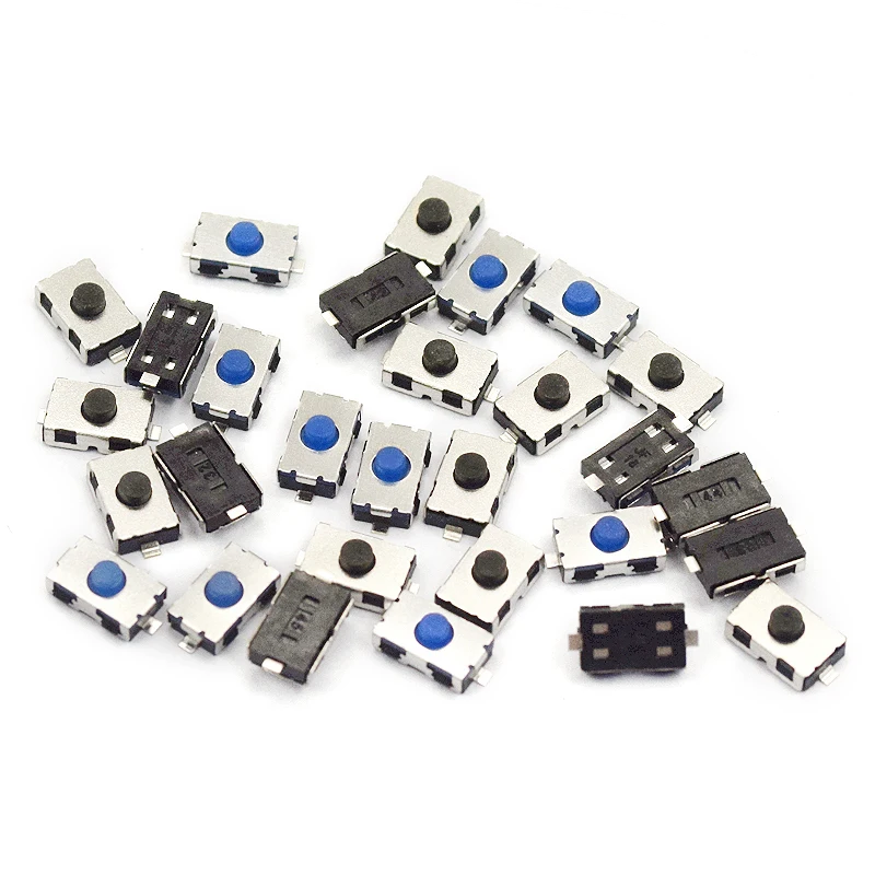 

5pcs tactile switch 3x6x2 NO NC normally open Soft rubber button 4*6*2.5mm 2p two foot patch buttons