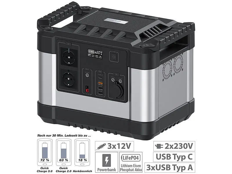 Power Station Supplier High Quality Solar Energy System 110V/220V 300000mAh Lifepo4 Portable Power Stations For Outdoor Or Home