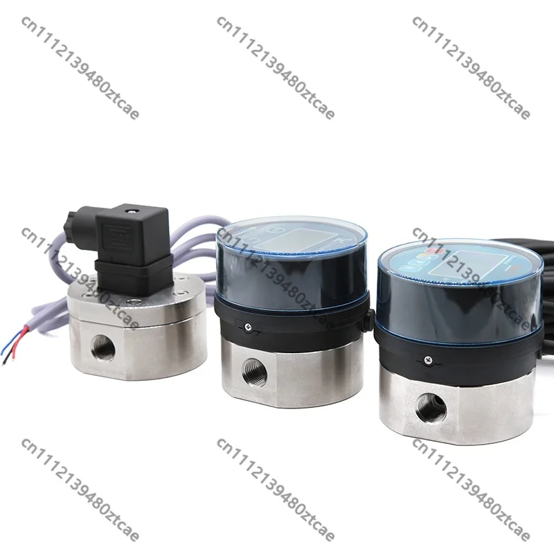 Stainless Steel Oval Gear Flow Meter RS485 ZJ-LCD-BT01ZATS-1/4, Rechargeable Battery, DN8-25, for Water, Oil