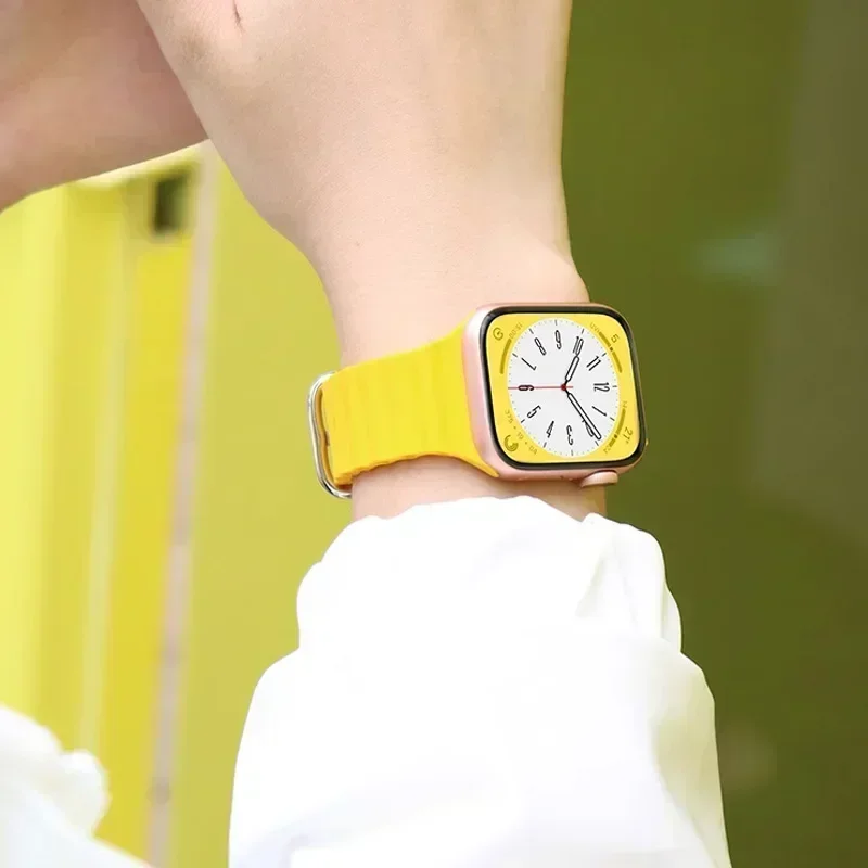 Cinturino in silicone Ocean per cinturino Apple Watch Ultra 2 1 Serie 10 9 SE 8 7 6 5 4 3 Correa iwatch 46mm 42mm 44mm 45/41mm 49mm 38/40mm