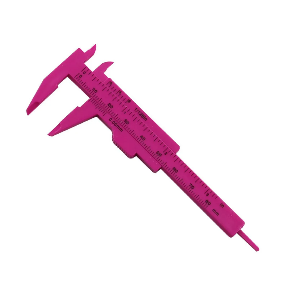Plastic Vernier Caliper For QST EXPRESS 80mm Dual Scale Gauge Precision Ruler Measuring Tool For Beads Coins Hobbyists