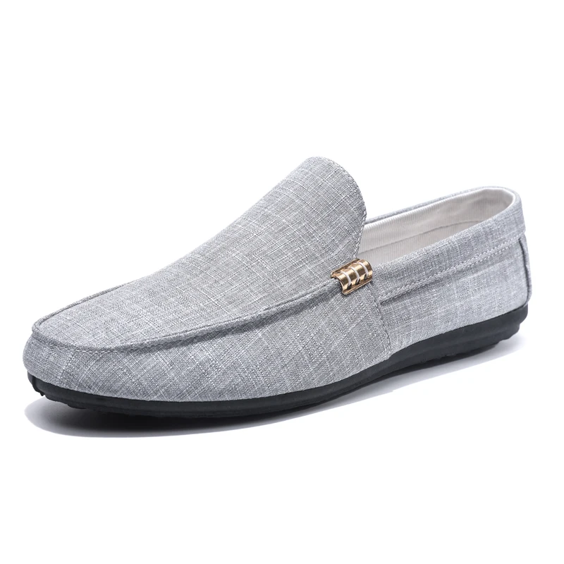 Lightweight Men Casual Shoes Breathable Slip on Male Casual Sneakers Anti-slip Men's Flats Outdoor Walking Shoes Size 39-46