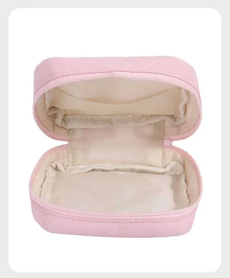 Small Cosmetic Storage Case Lipstick Makeup Bag for Women Girl Menstrual Sanitary Napkin Small Bag Student Sundries pouch