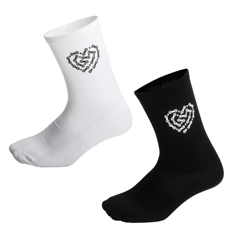 Sports Socks Cycling Socks Breathable Sweat Absorption Quick Dry High Bullet Men and Women in the Tube