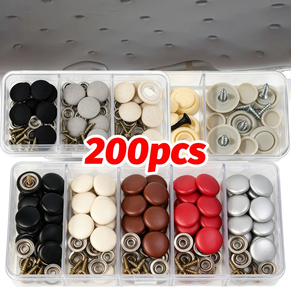 Car Interior Ceiling Fabric Rivet Headliner Fixing Buckle Universal Auto Truck Bus Roof Cloth Fixing Screws Button Pin Retainer