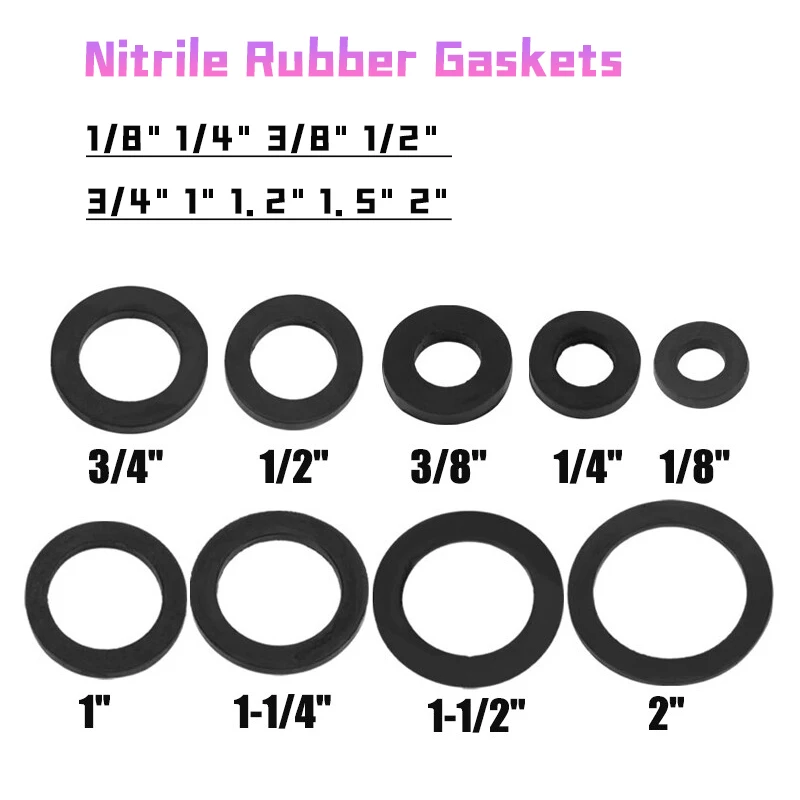 Nitrile Rubber Gaskets Rubber Washers 1/8
