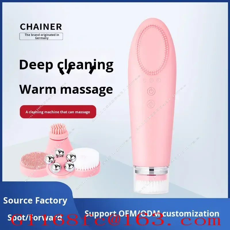 New Arrival Skin Care Device Waterproof Soft Silicone Face Washing Massager Cleansing Brush