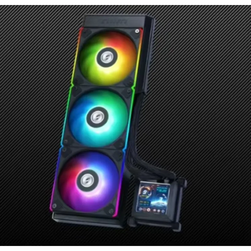 مخزون جديد LIAN LI Hydroshift 360R أبيض وأسود LCP شفرة مروحة AIO CPU برودة ARGB السائل وحدة المعالجة المركزية مروحة كمبيوتر ألعاب التبريد