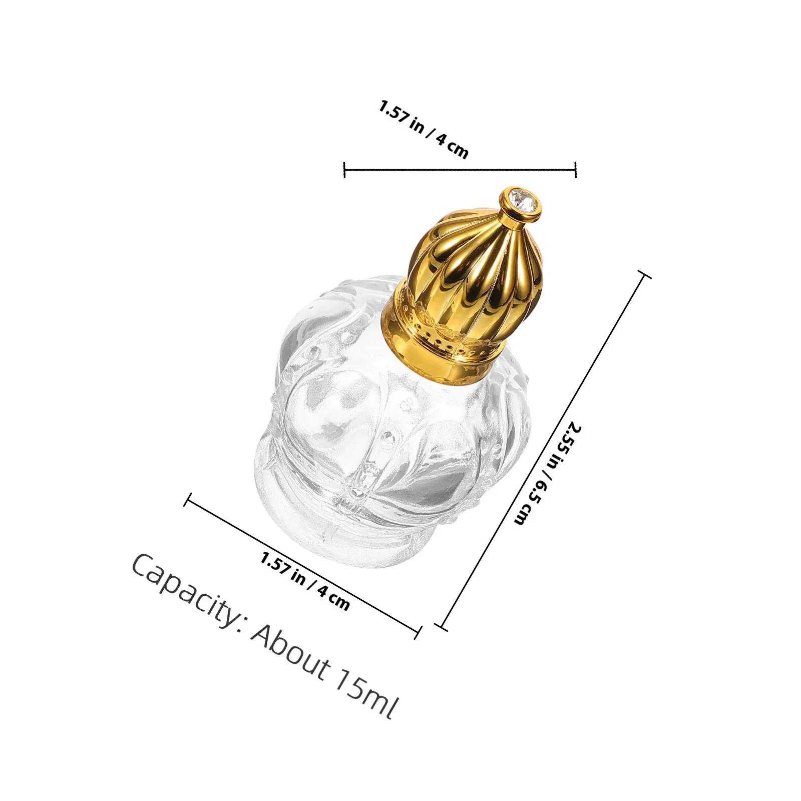 15ml 에센셜 오일 병 롤온 빈 향수 용기 유리 누수 방지 휴대용 여행용 리필 가능 선물 롤온 병