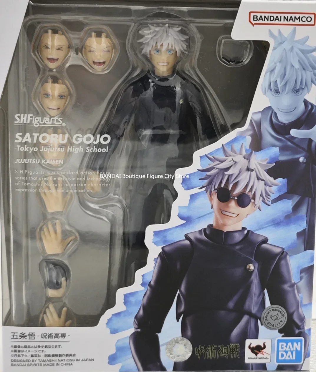 ในสต็อก Bandai ของแท้ S.H.Figuarts Satoru Gojo Spell Return Series อะนิเมะตัวละคร Movable Figures ตุ๊กตาของเล่นคอลเลกชัน