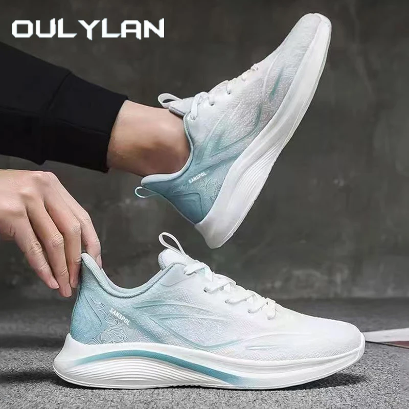 

Oulylan 2025 Trendy Wear Resistant Sports Footwear Comfort Soft Soled Runshoes For Men Casual Lightweight Breathable Sneakers