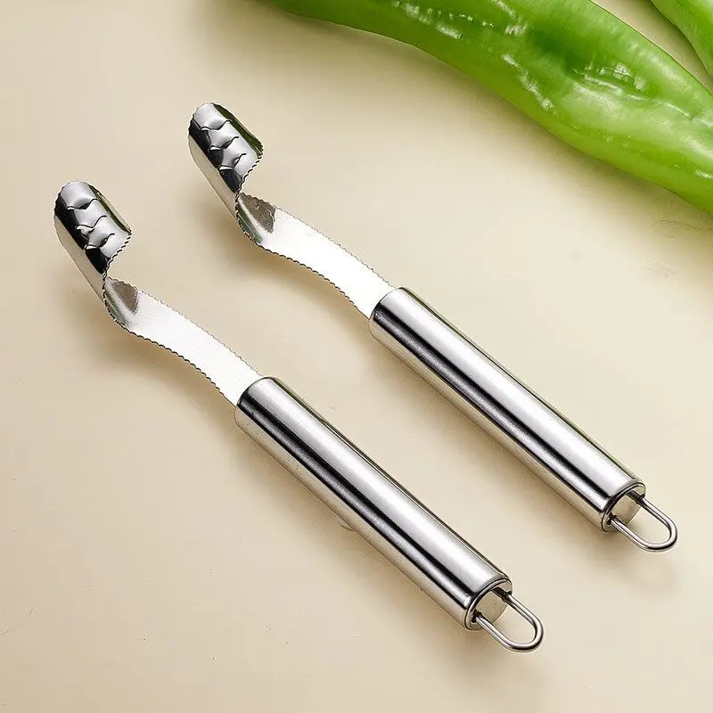 304 Stainless Steel Hot Pepper to Core Household Bitter Melon Core Pulling Small Tool Green Pepper Seed Pepper Core Remover