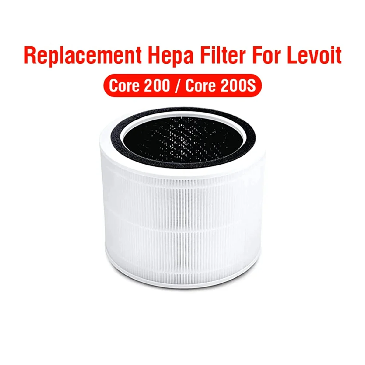 فلتر Hepa PM2.5 لجهاز تنقية الهواء Levoit Core 200 فلتر الكربون المنشط Core 200S فلتر تنقية الهواء