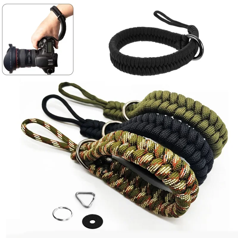 Camera Strap Camera Wrist Strap Hand Grip Paracord Braided Wristband for Pentax for panasonic DSLR Camera Accessories