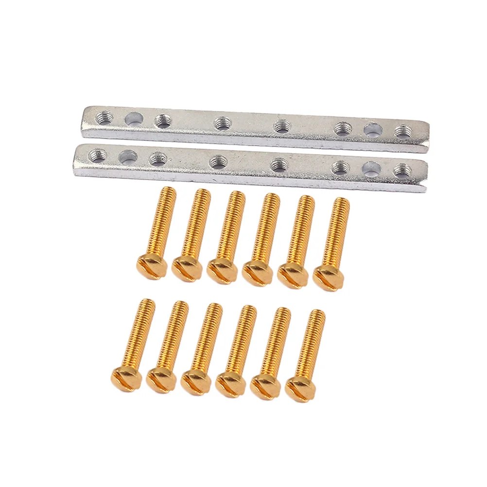 

Double Coil Guitar Humbucker Pickup Mounting Kit 50mm Durable Cupronickel for Style Electric Guitar Neck Bridge Replacement