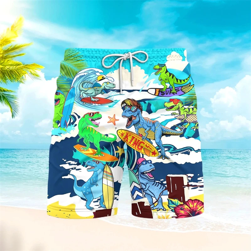 Animal Fish 3d Mens Shorts Sea Creature Graphic Beach Shorts Kid Loose Casual Swimsuit Sports Pants Fashion Hawii Swim Trunks