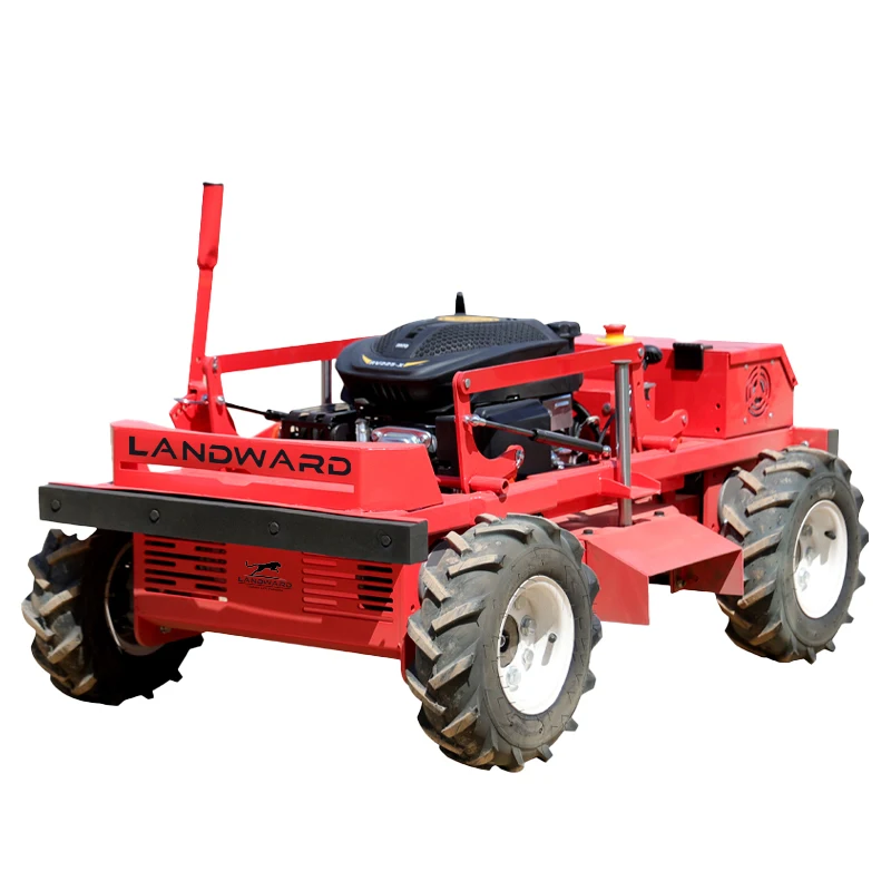 Home Use Robot Lawn Mower Cutting Width 19.6inch Euro v engine 225CC Gasoline Remote Grass Cutter For Agriculture Customized