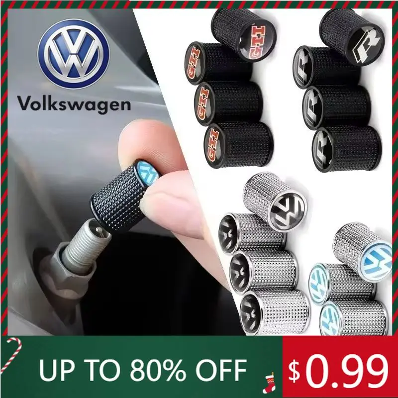 

Для VW Volkswagen Jetta MK5 Golf Автомобильные колпачки клапанов колес мотоцикла, воздушные крышки штока мотоцикла для Volkswagen GTI Rline Passat Scirocco S