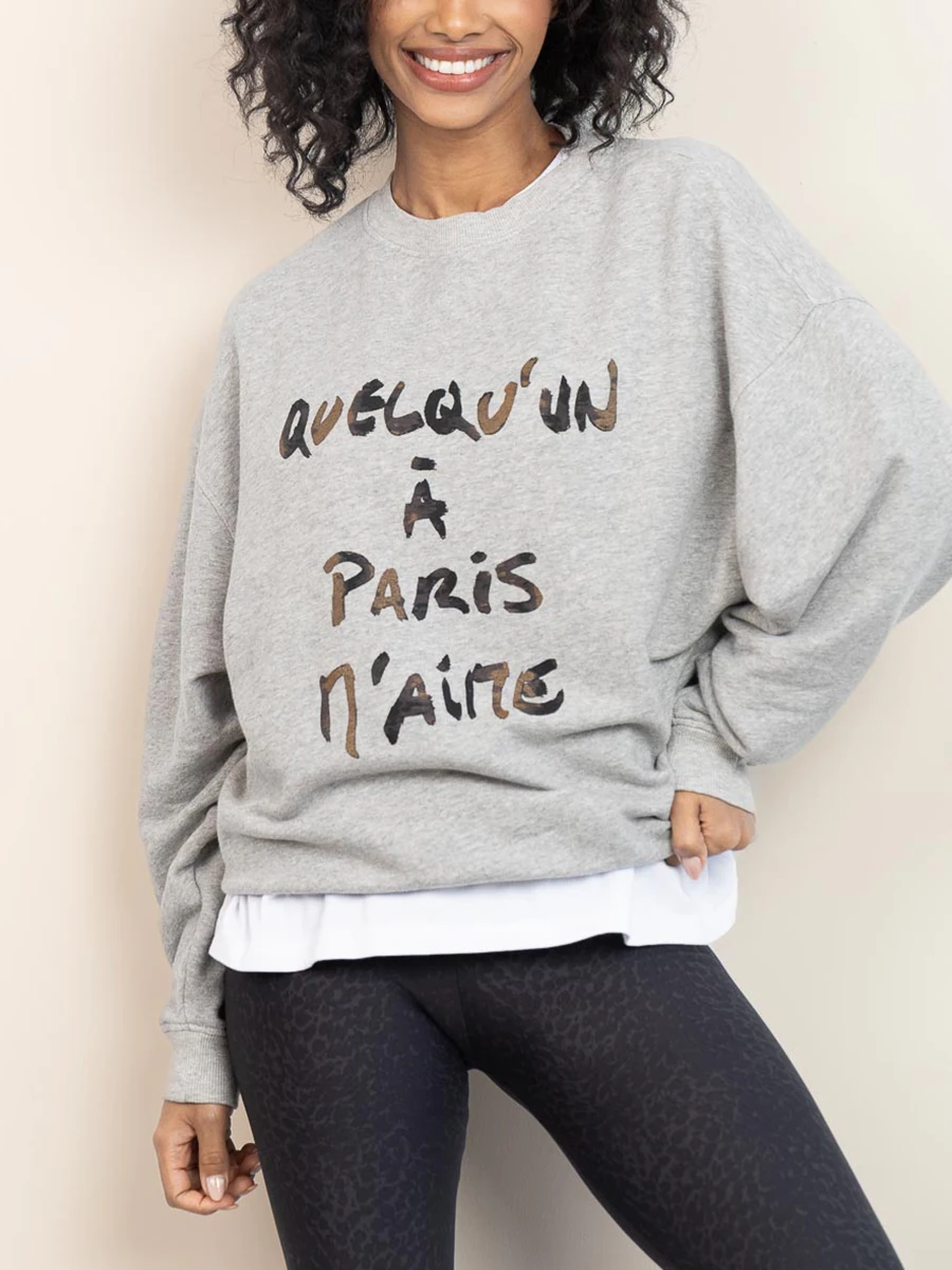 

Толстовка с буквенным принтом, женская зима-весна, хлопковые повседневные пуловеры, топы, женские дизайнерские модные толстовки, уличная одежда