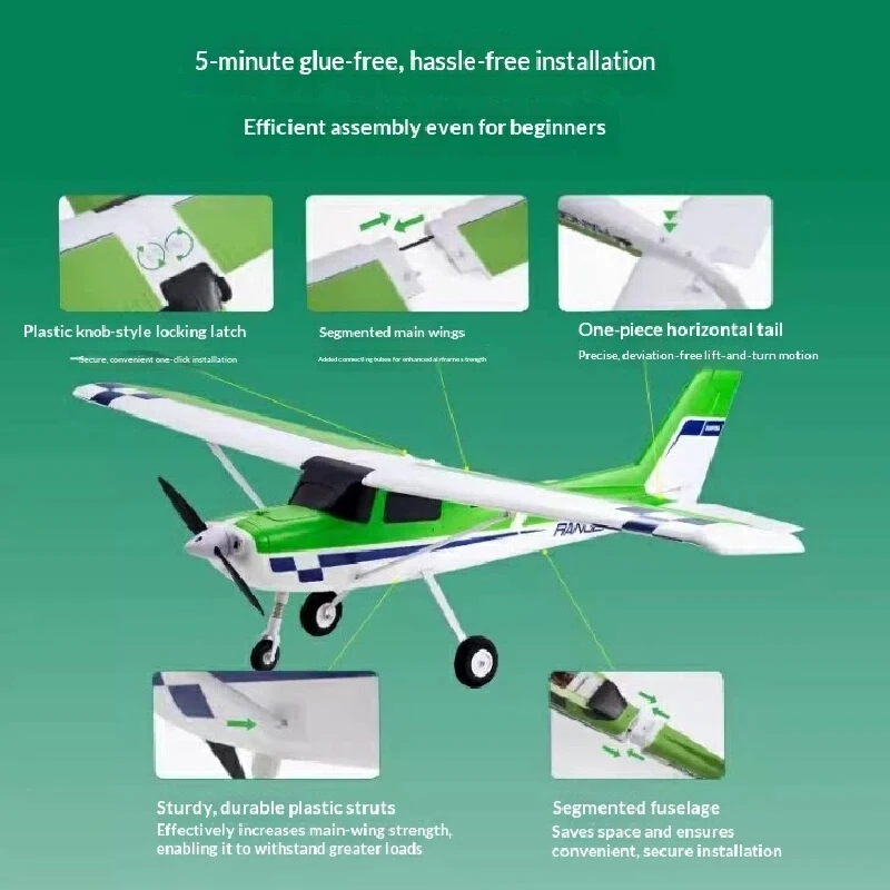 FMS 1220mm RC Airplane EPO Foam Remote Control Aircraft With Floats Beginner Hobby Flight Practice Model