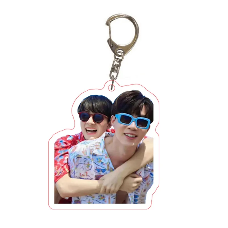 Thailand Couple Zeenew Peripheral Acrylic Pendant Schoolbag Keychain Gift