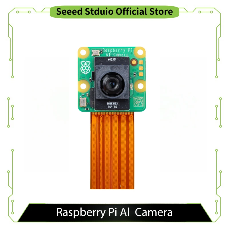 Raspberry Pi Al Camera with 12MP Sony IMX500 Sensor Camera for Raspberry Pi 5/Pi 3/ Pi 4/Pi Zero/Pi 2, on-board AI acceleration