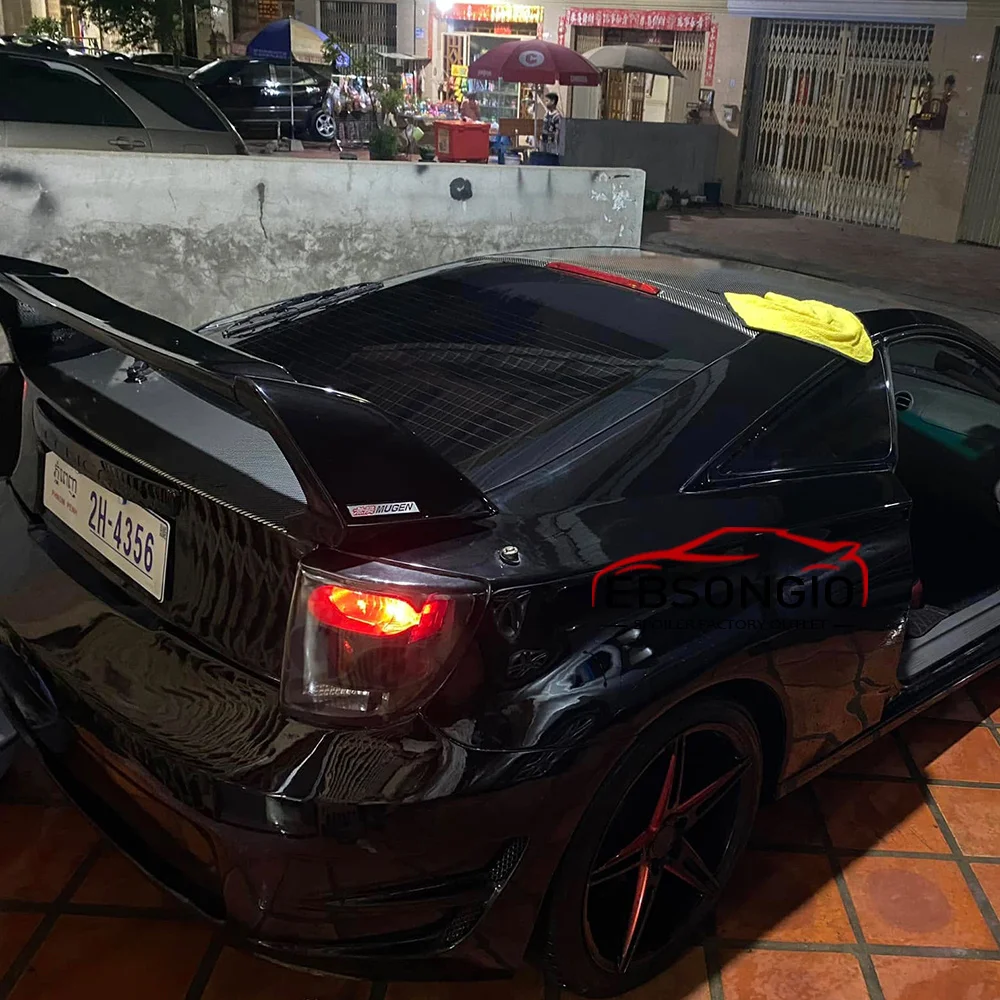 FOR TOYOTA CELICA Rear TRUNK SPOILER VVT 2000 02 03 2004 2005 High Quality ABS Plastic Car FD2 Spoiler Trunk Boot Wing Spoiler - view 3