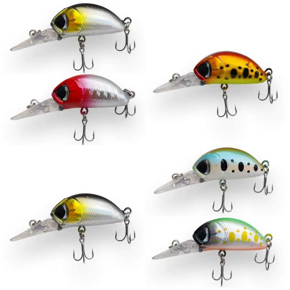

5.5cm Jerkbait Floating Hard Bait Crankbait with Hook Floating Minnow Fishing Bait Mini Long Throw Wobbler Lure Mandarin Fish
