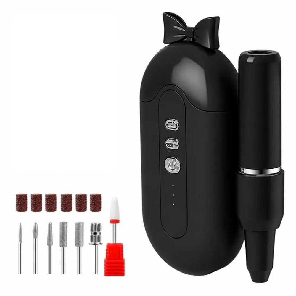 Rechargeable Nail Polisher Portable High-speed Nail Drill Machine Three-speed Adjustment Professional Electric Nail Grinder