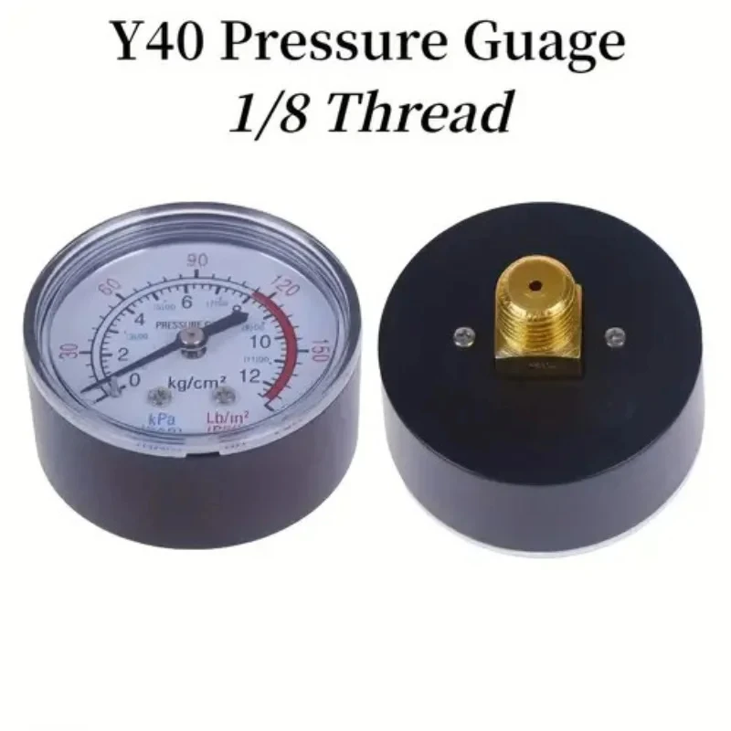 1pc Luft Kompressor Manometer 0-12Bar 0-170PSI Hydraulische Flüssigkeit Messgerät