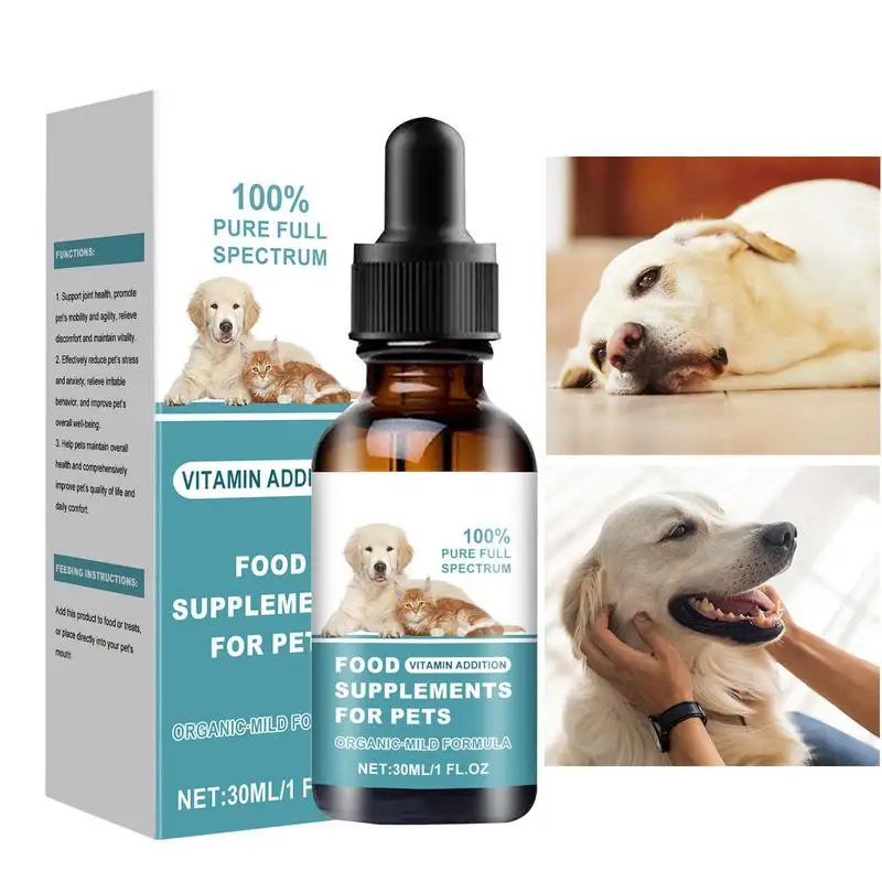 Dog Nutritional Supplement Body Supplements For Pets Dog Food Supplements For Health 30ml Supplement For Dogs To Support Body