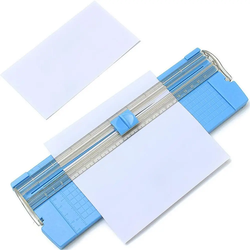 Máquina de corte A4 para álbum de recortes, 4 colores, con Regla, recortadora de papel, cortador de papel, suministros de oficina