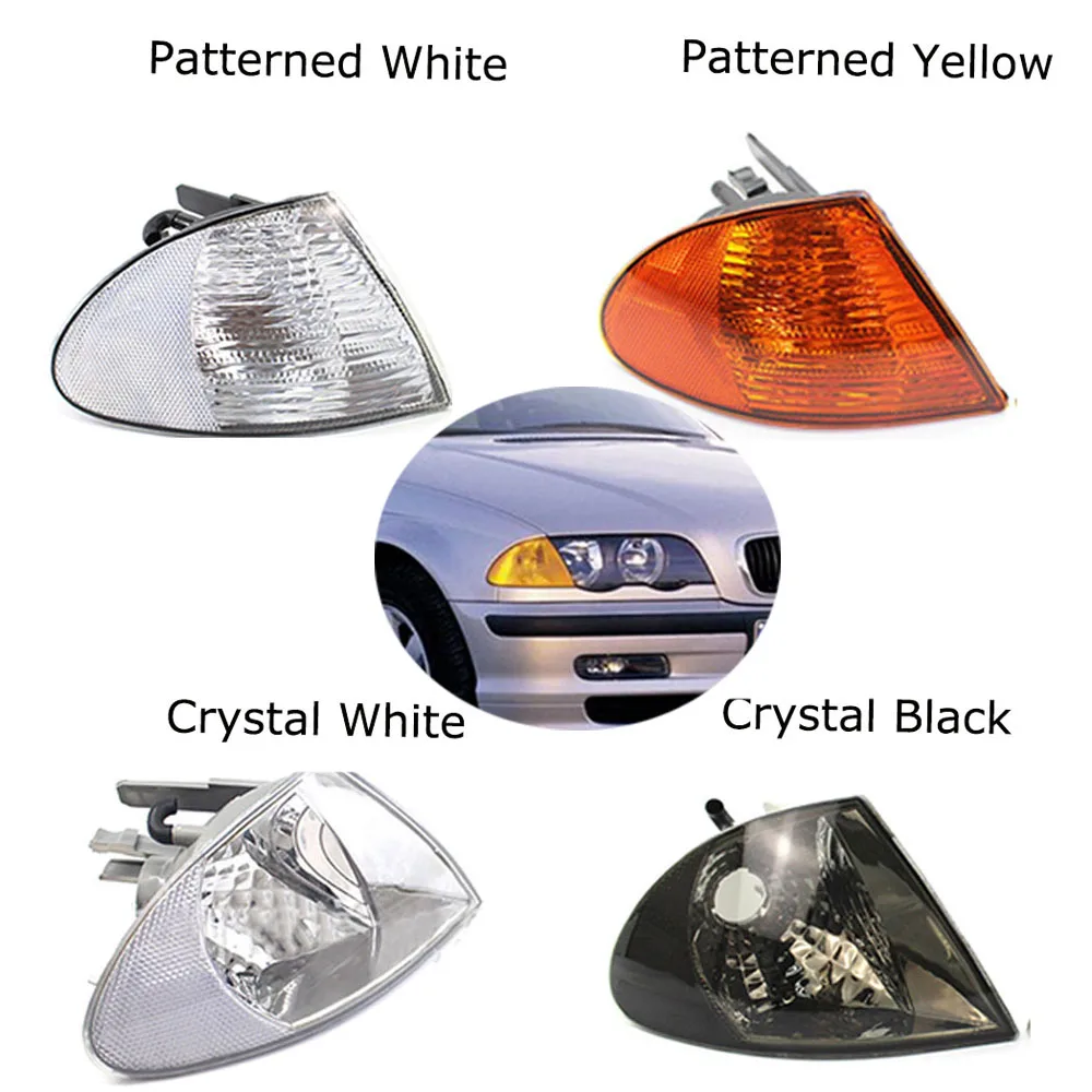 

Car Indicator Front Light For BMW E46 Sedan 3 Series 1999 2000 2001 headlight bulb replacement Turn Signal Corner Lamp Housing