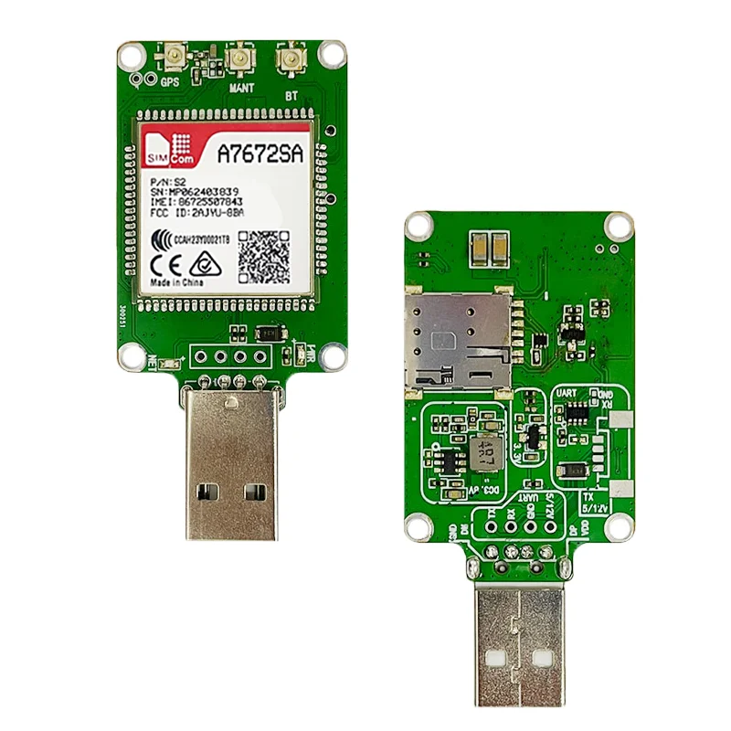 

In Stock A7672SA USB Donlge With FPC Antenna A7672SA-LASE SIMCOM 4G 2G LTE CAT1 Module Modem New Zealand/Australia/South America