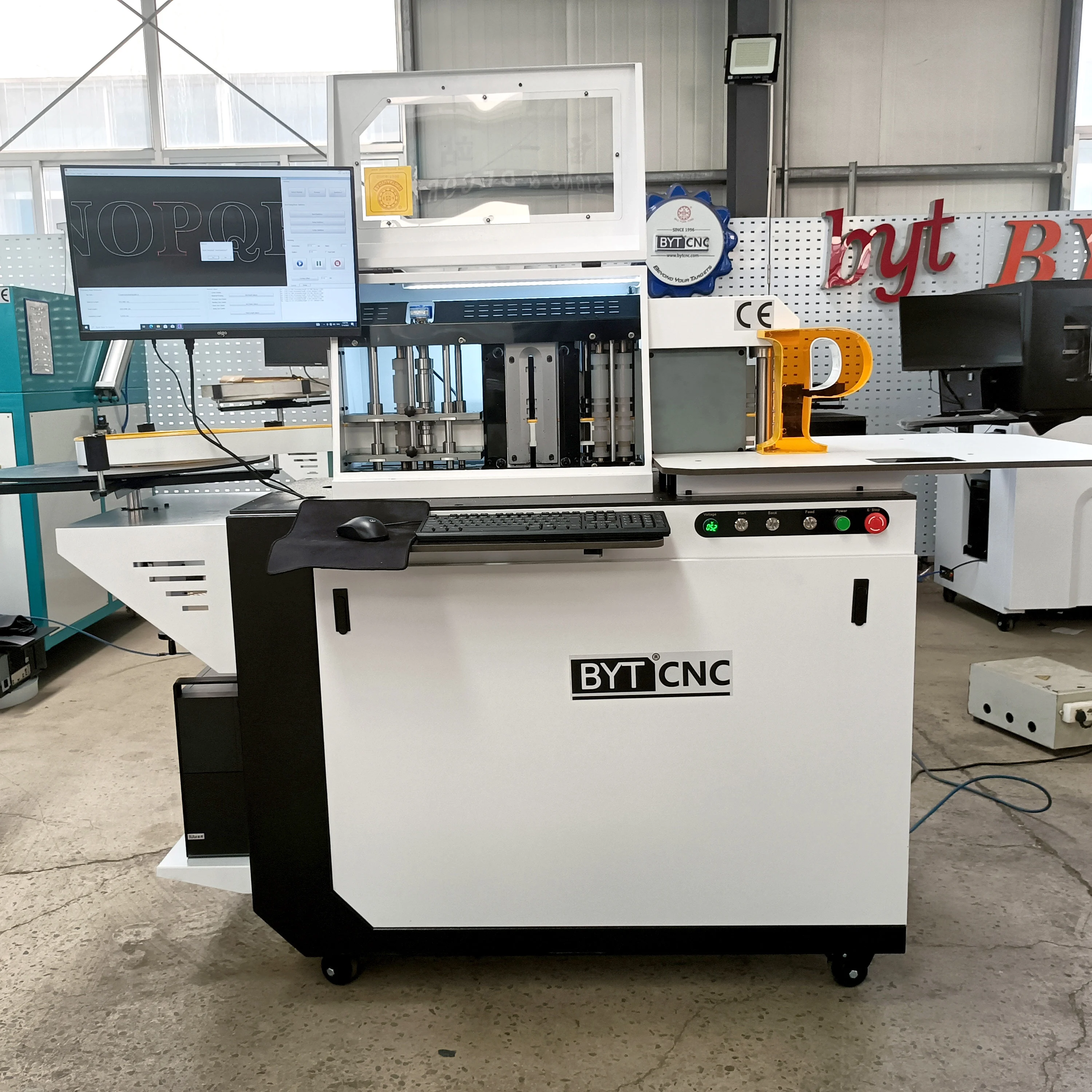 BYTCNC 3D Sign Board Light Box Letters Edge Making Machineprice for  Letter Bending Machine China Manufacturer