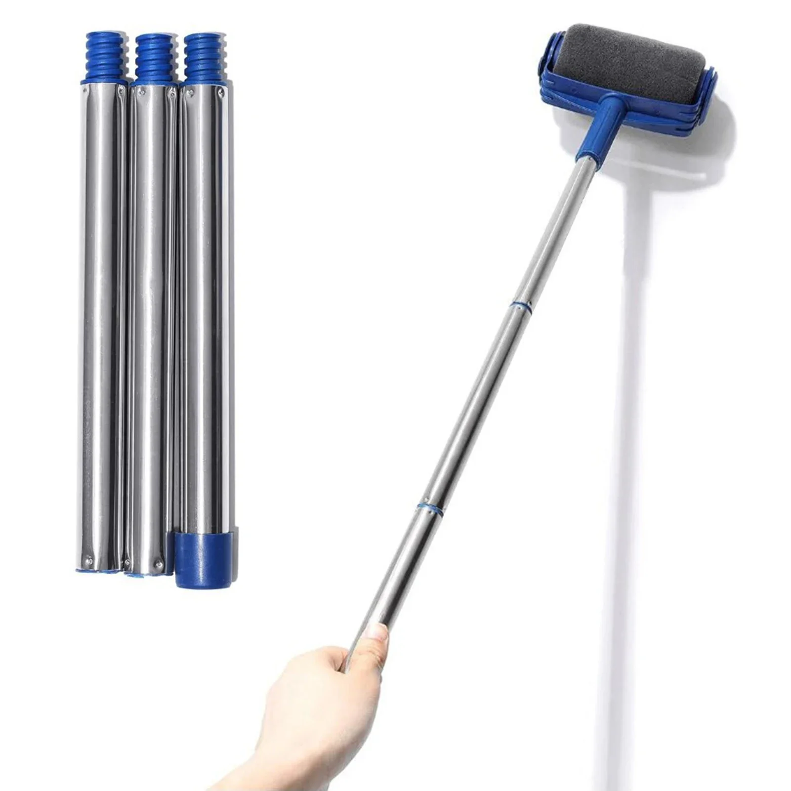Paint Roller Brush Roller Kit Foam Interior Paint Brushes Triangles Paint Brush for Household Hardware Tools
