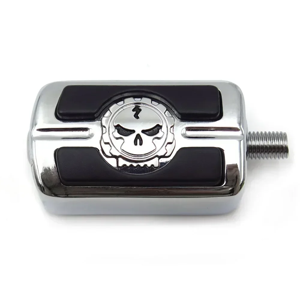 Motorcycel Parts Chrome Skull Shifter Shift Foot Peg For Harley Chopper Touring Cruiser Custom Softail XLX CVO Fat Boy