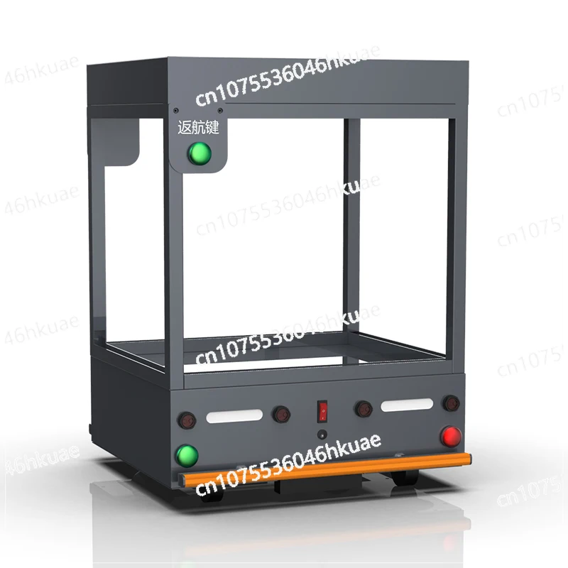 

30-50 кг автоматическая интеллектуальная тележка для технической обработки AGV, приспособление для волновой пайки, бесщеточный двигатель, отслеживание, двусторонний транспортер